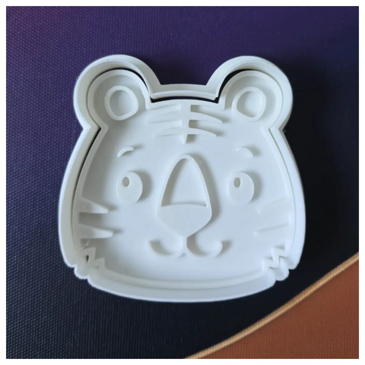 Tiger Head Biscuits Molds Cute Baking Clay Modeling Molds Kids Handcrafting Tools Shape Molds