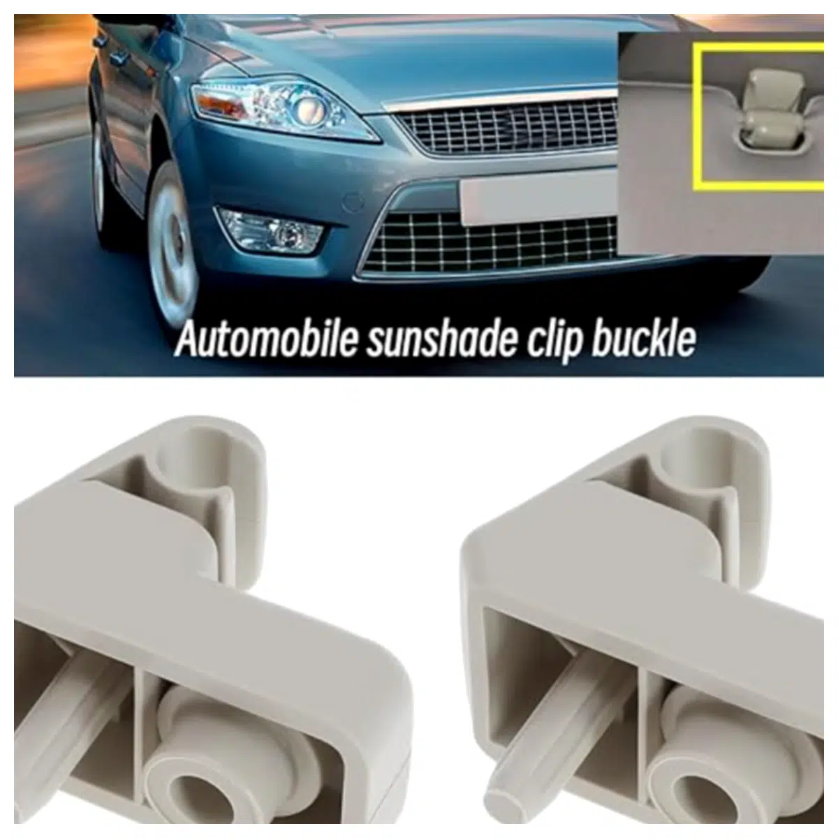 Car Sunshade Clips Sunshade Fixing Hooks Car Sunshade Accessories Installation Tools Sunshade Fast Fixings Car Parts