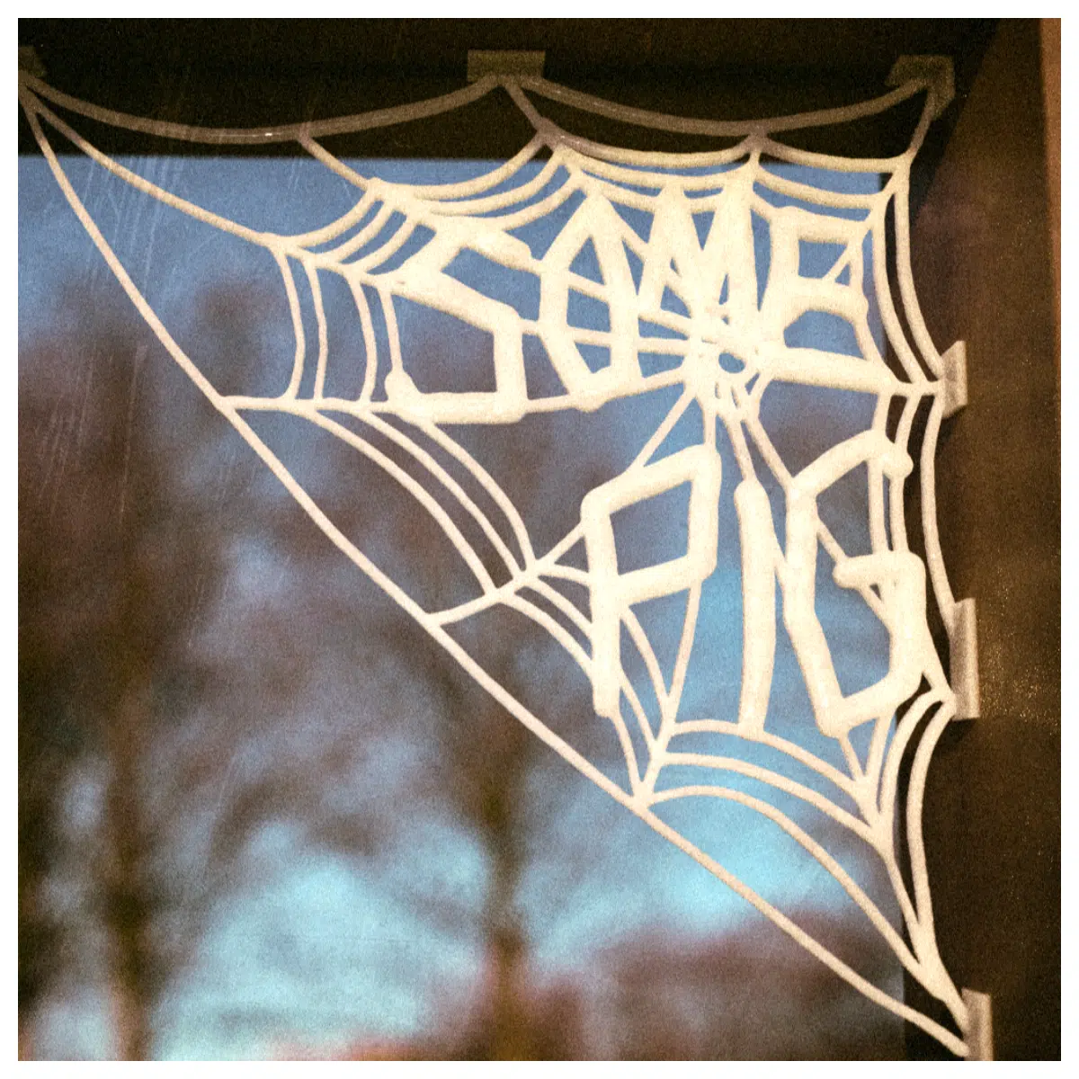 Charlotte Spider Web Miniature Decoration Toy Indoor Kids Play Creative Puzzle Web Spider Silk Net