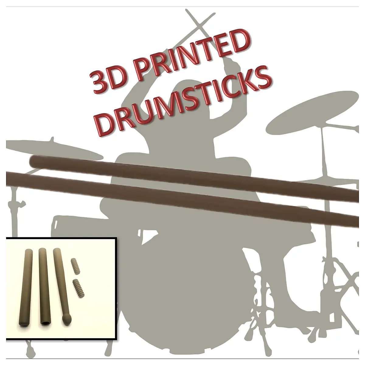 Full Drum Mallets 5A 5B Impact Sound Percussion Mallets Accessories Practice