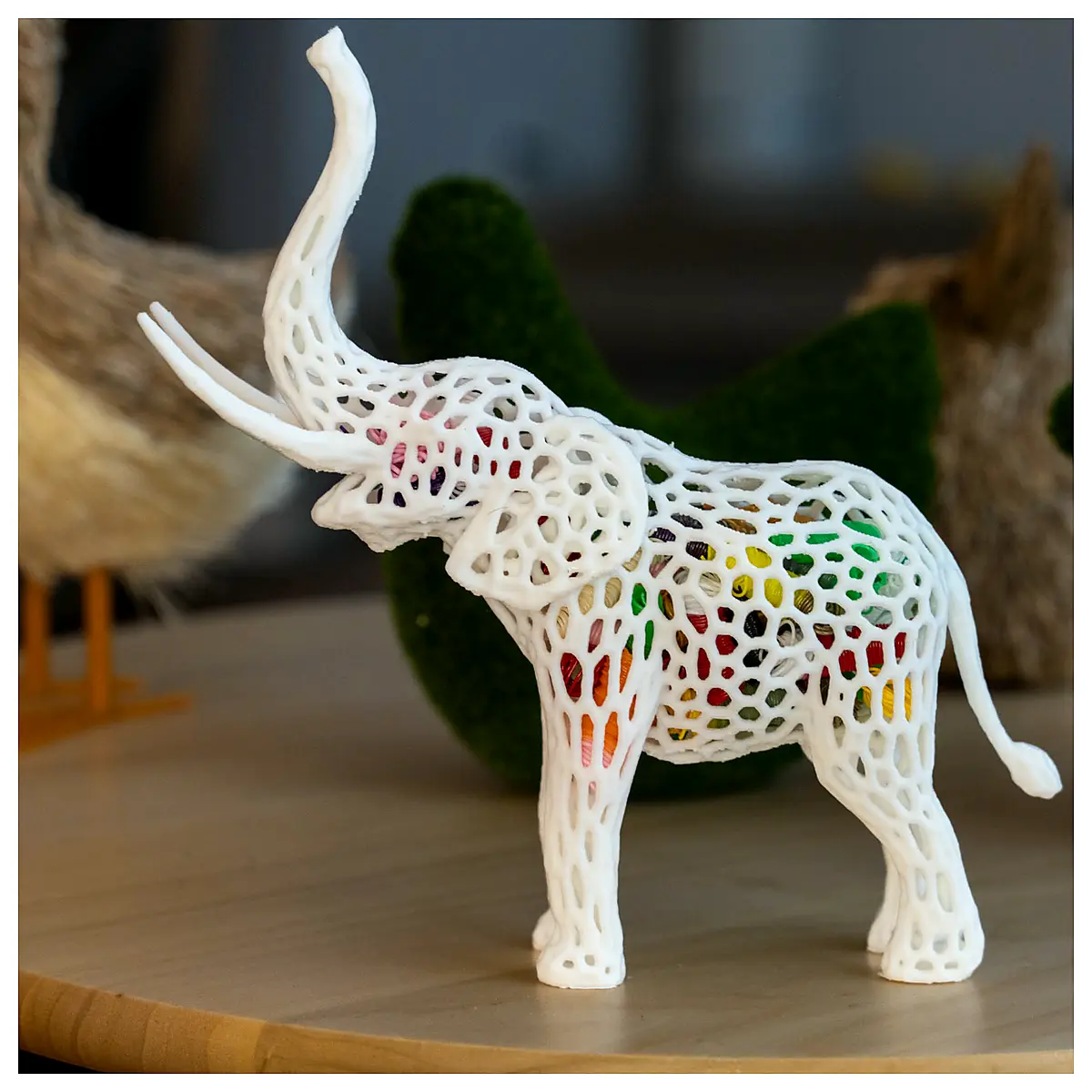 Elephant Dung Art Recycling Decorative Arts Eco Friendly Creative Waste Reuse