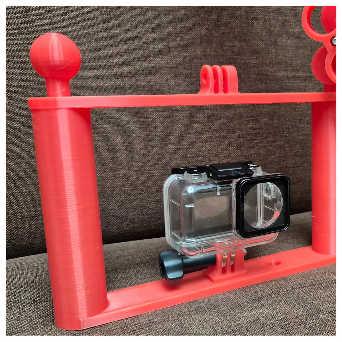 Action Camera Underwater Mount 1 Inch Ball Head Dive Photography Stabilizer Action Camera Accessories Mount