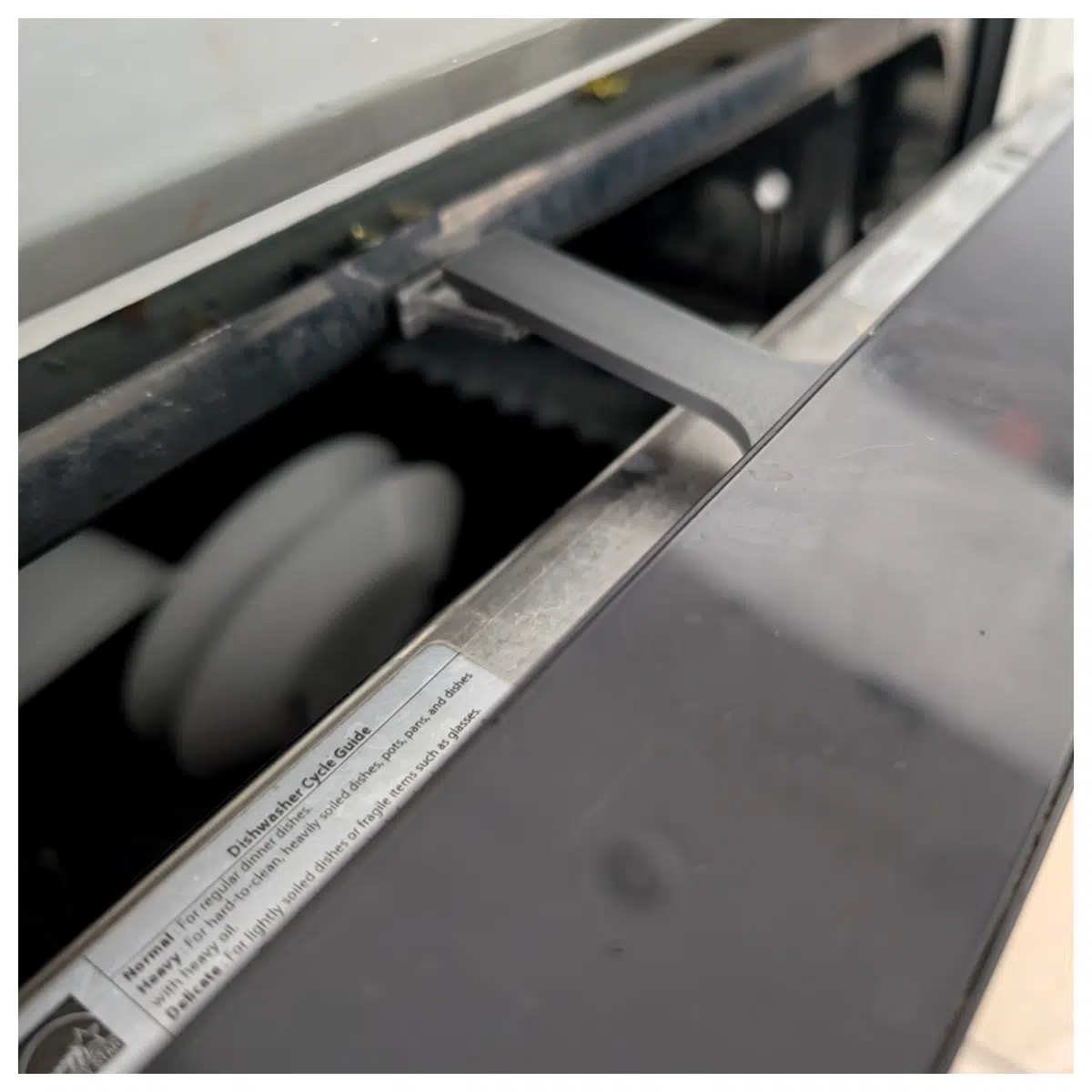 80mm Dishwasher Door Seal Weatherstrip Door Stop Kitchen Washing Machine Accessory Rubber Seal Pad