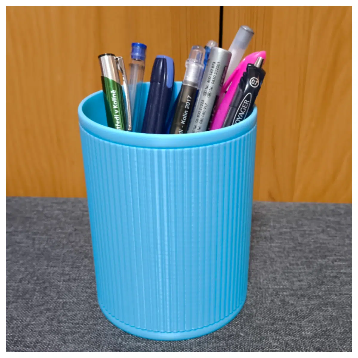 d Pencil Holder Creative Desk Decor Office Supplies Pen Holder Organizer Various s Patterns