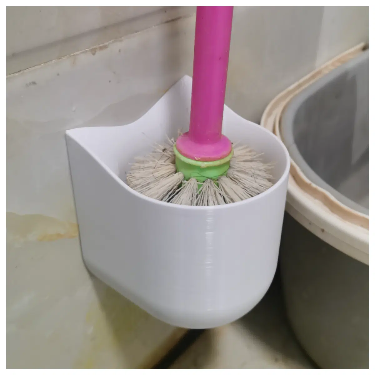 Toilet Brush Holder Replacement Parts Bathroom Cleaning Tools Brush Base Holder Easy Installation Accessories