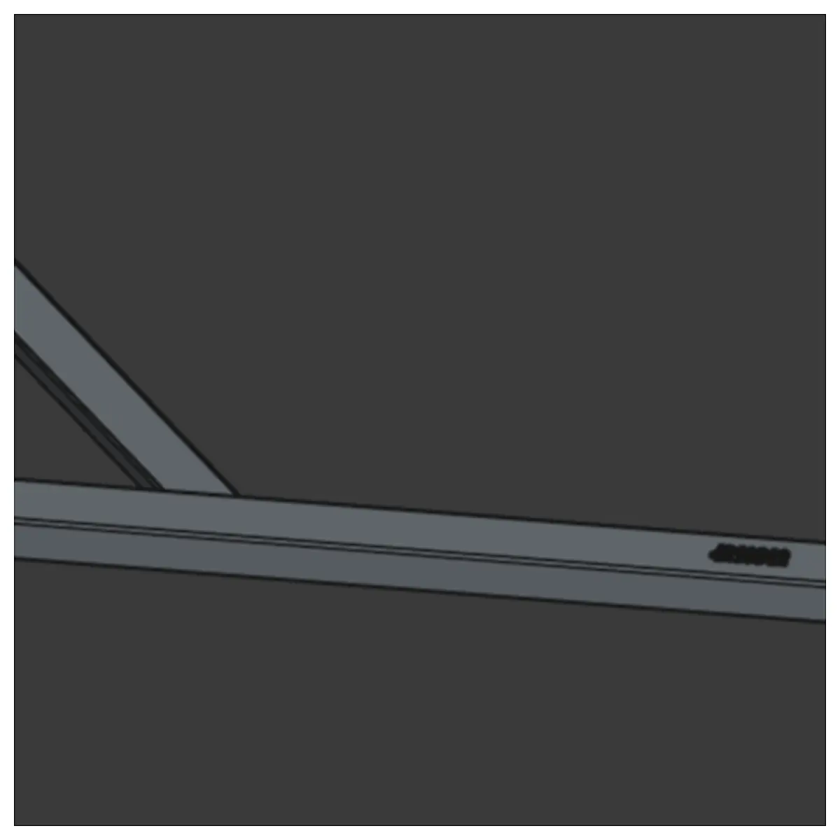 Schlesiger 42344 Wagon Leg Support Parts Railcar Feet Railway Components Transport Equipment Track Accessories