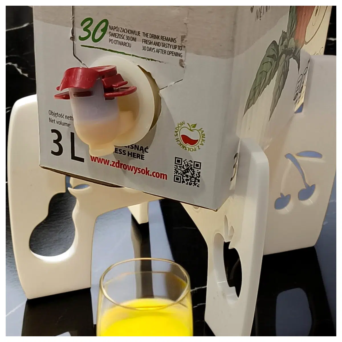 Universal Juice Box Holder Printable Scale Box Stand Easy Print Box Printing Stand