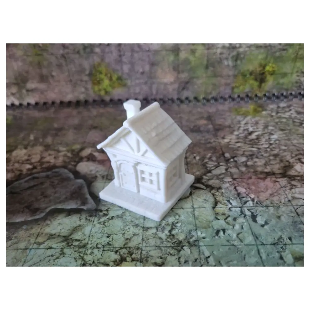 Miniature Tavern Model House Scale Model Building Decoration Desk Display Tiny Tavern