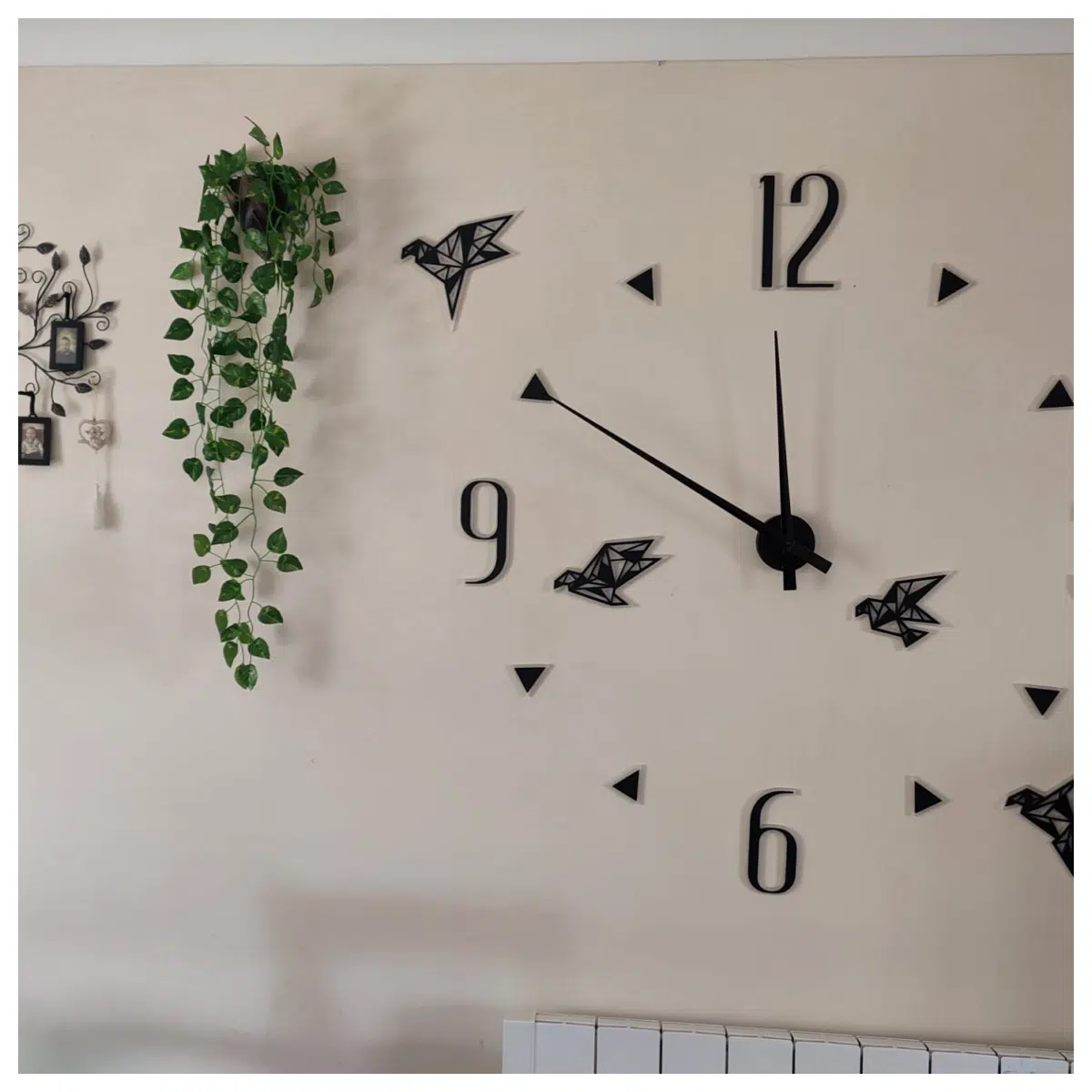 Bird Wall Clock Art Clock Decorative Hanging Clock Bird Decor Wall Art