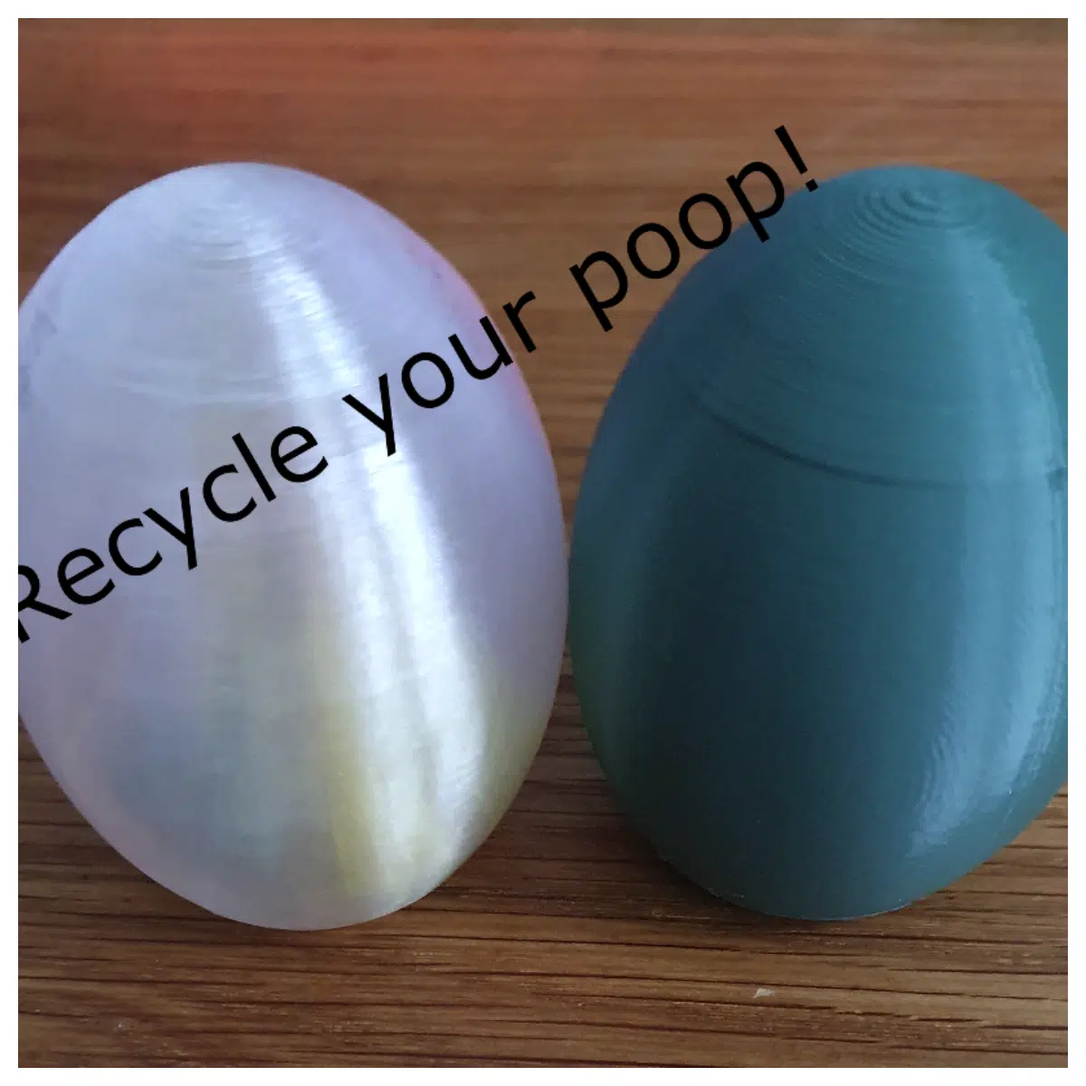Egg Shape Rattles Recycling Scrap Recycling Rattles Toys Scrap Handling Eco Friendly