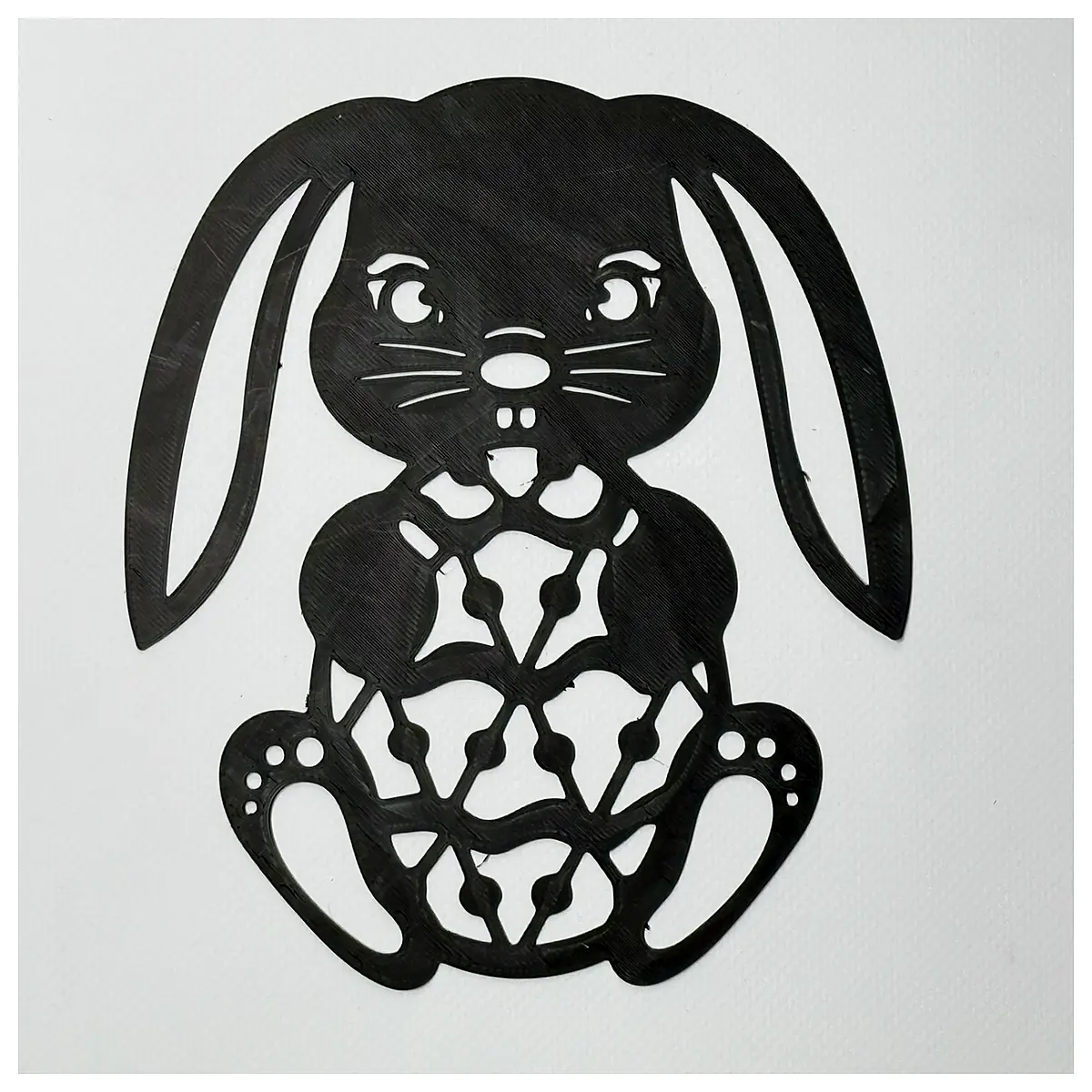 Easter Bunny Decor Desktop Wall Art Base Festive Decorations Seasonal Ornament