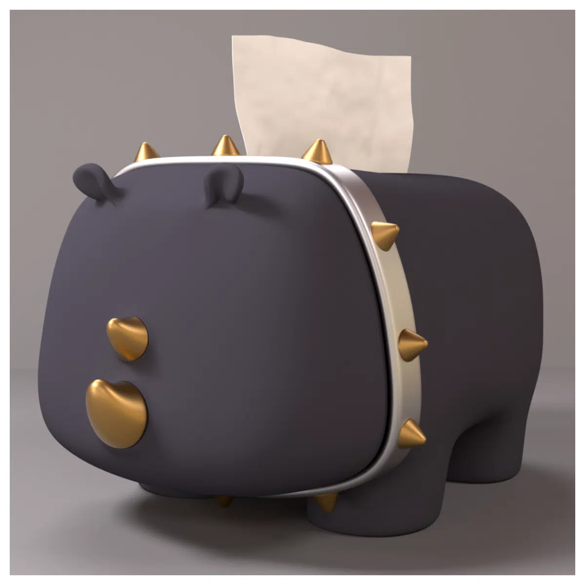 Aggressive Rhino Tissue Box Dogue de Magnetic Snap Pet Organizer Toy Accessories Dog Supplies