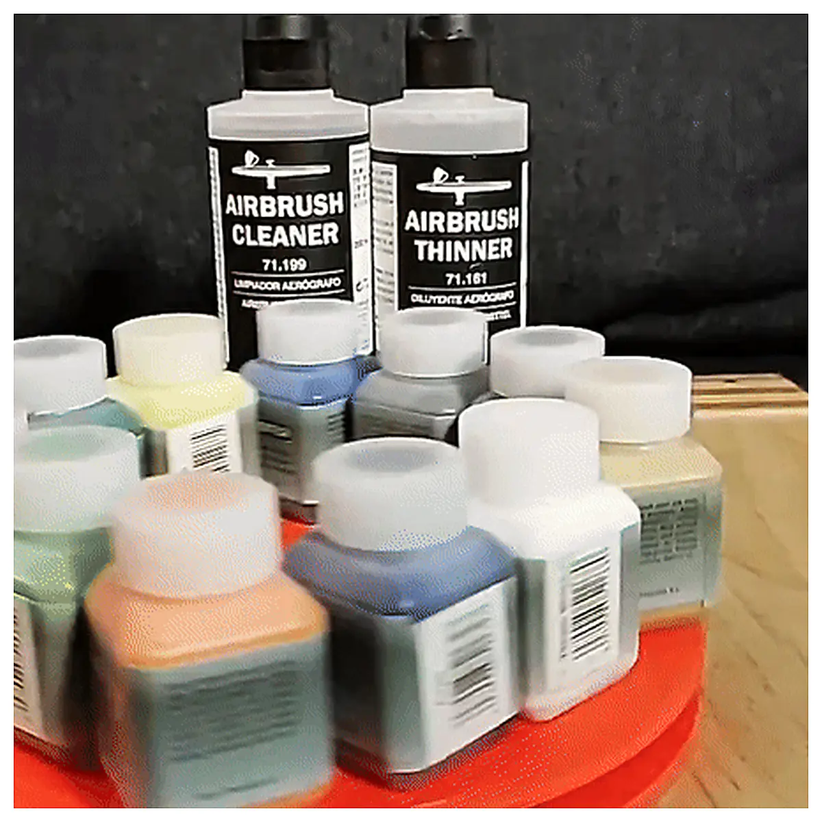 18cm Paint Turntable Rotating Stand Tool Multi Purpose Auto Repair Parts Modification Paint Turntable
