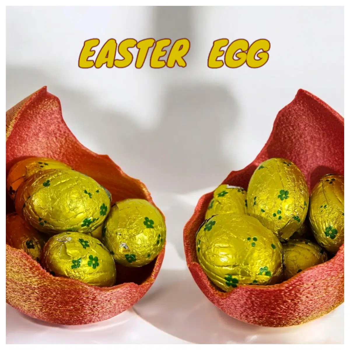 Easter Candy Basket Decorative Tray Egg Holder Holiday Gift Candy Bowl Creative Decoration