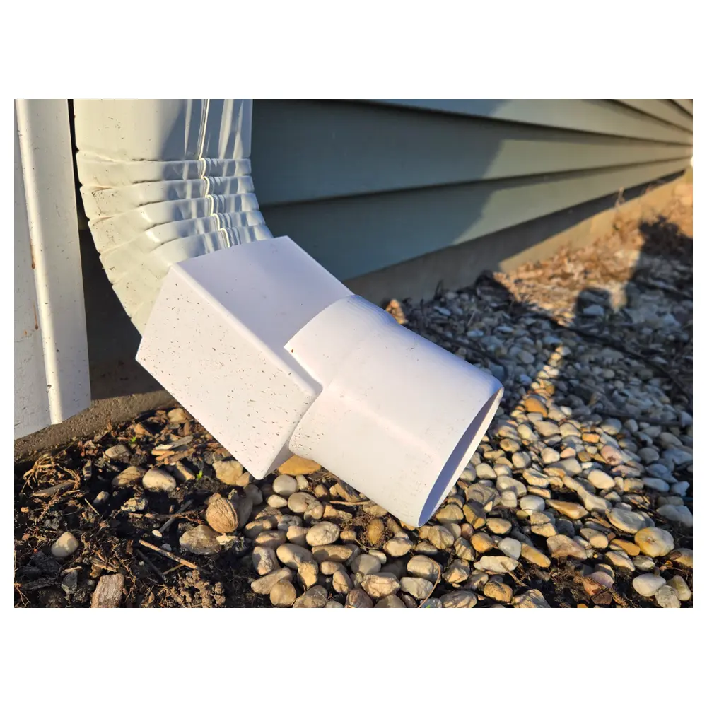Downspout Elbow Connector 4 Inch Drain Fittings AB Elbow Adapter Drain Pipe Fittings Leak Repair