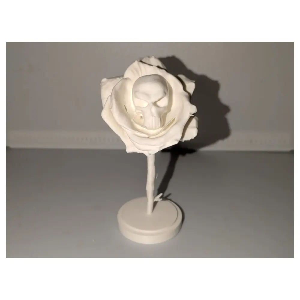 Tabletop Skull Flower Pot Decoration Creative Display Home Decor Art Planter Stand