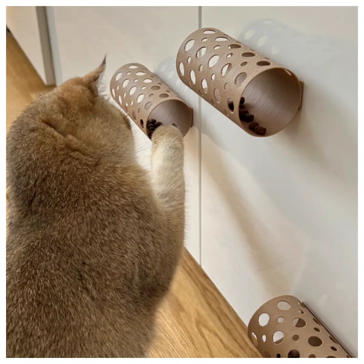 Interactive Cat Food Roller Enrichment Toy for Cats Puzzle Feeder Brain Game Cat Treats Dispenser
