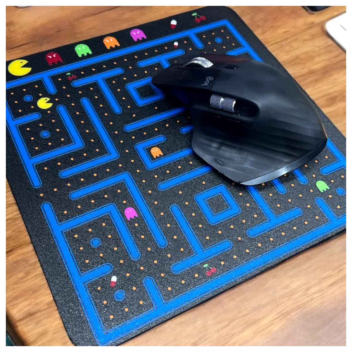 Pac Man Mousepad Retro Maze Pad Gaming Wrist Rest Computer Accessory Pad Office Desk