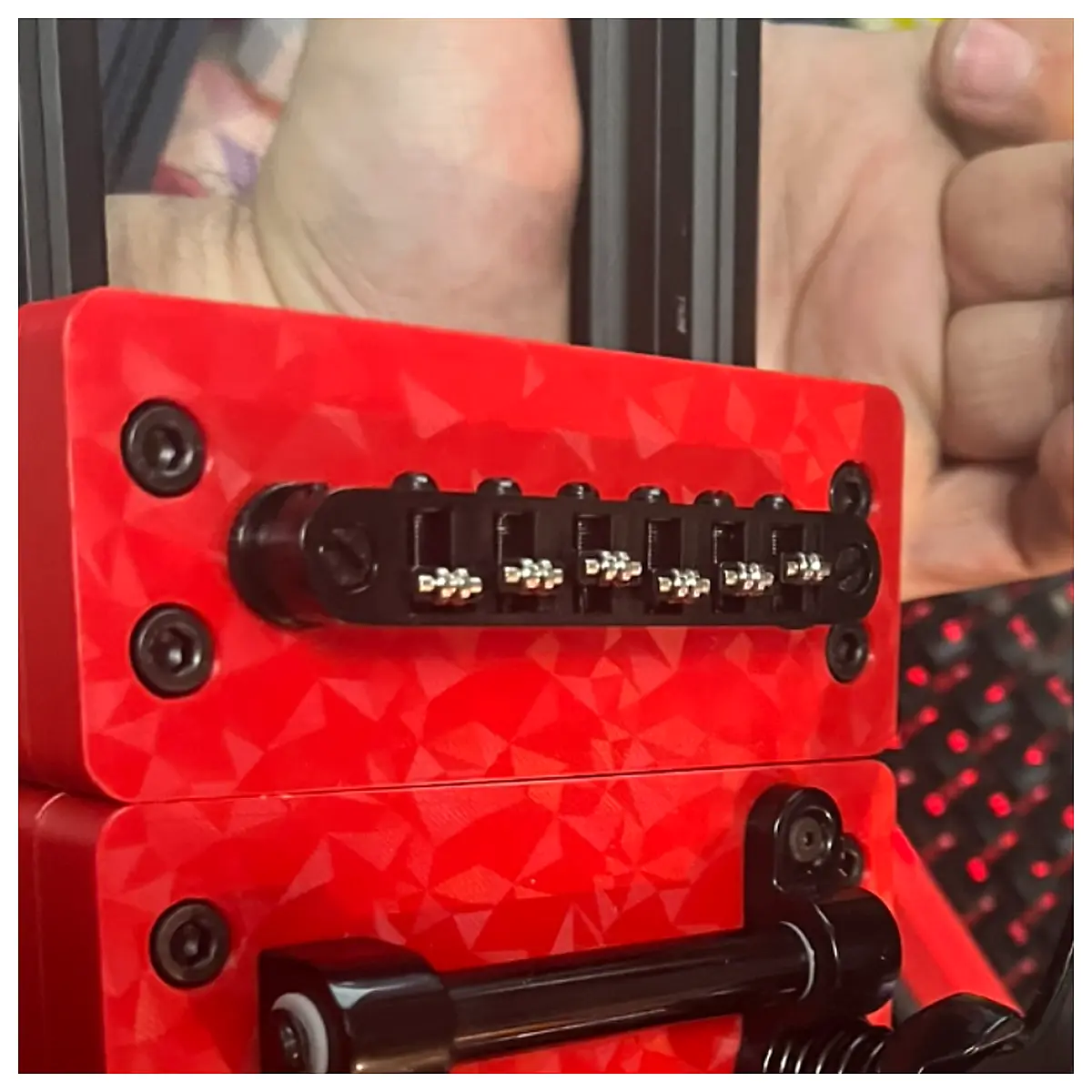 ExoGuitar Bridge Replacement Parts Tuning Bridge String Bridge Repair Accessories Bridge Components