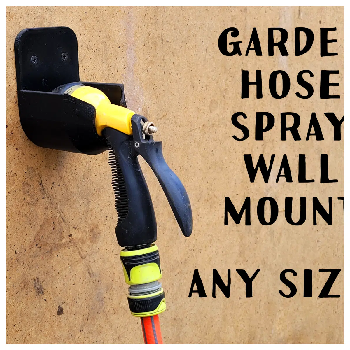 Garden Hose Nozzle Wall Mount Bracket Installation Support System Multi Function Nozzle Accessories Nozzle Bracket Hose Bracket