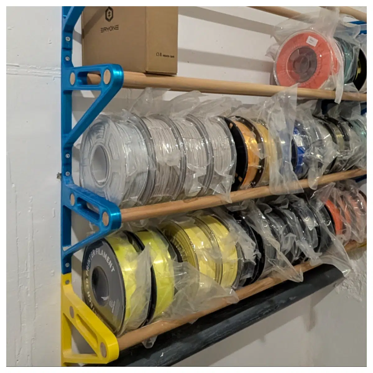 Wire Spool Organizer Wall Mount Hanger Cable Management System Cable Wrap Storage Rack Indoor Outdoor Device Installation