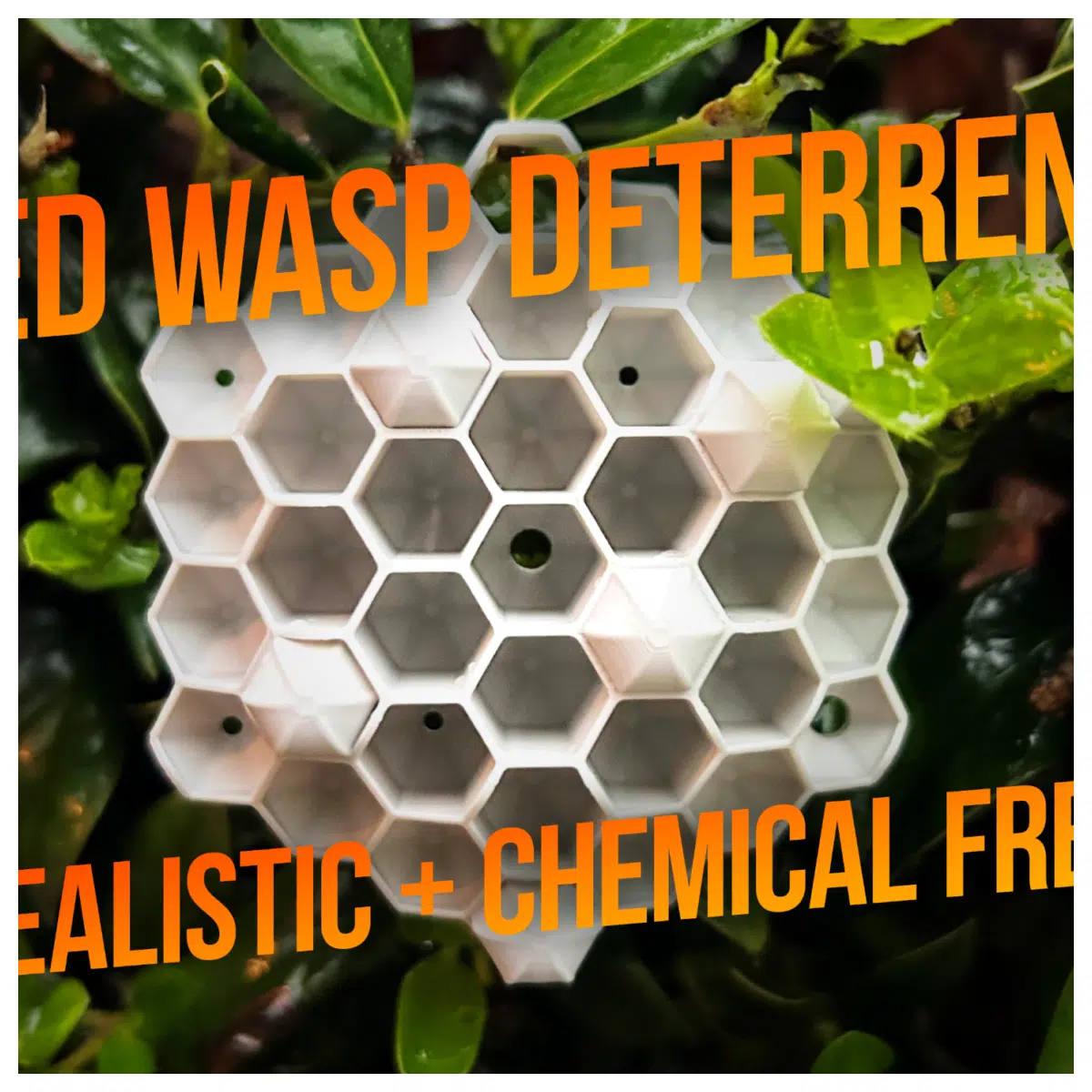 Realistic Red Bee Repellent Device Bee Deterrent Bee Control Mosquito Repeller Outdoor Protection
