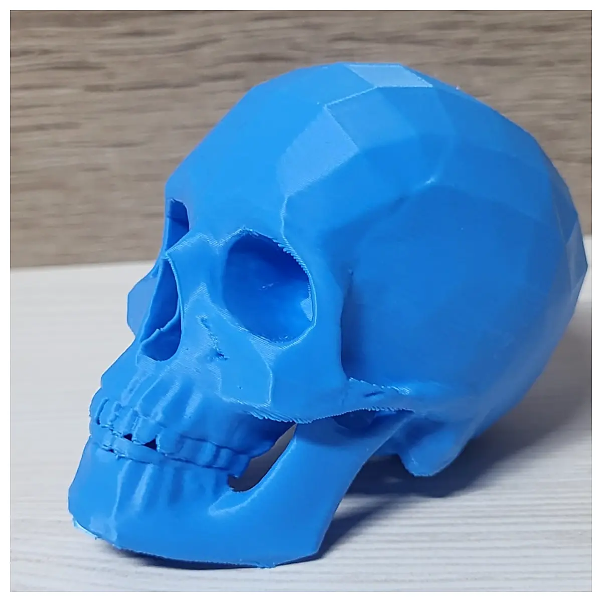 Low Poly Skull Model 3D Render Art Skull Repair 3D Art Digital Download