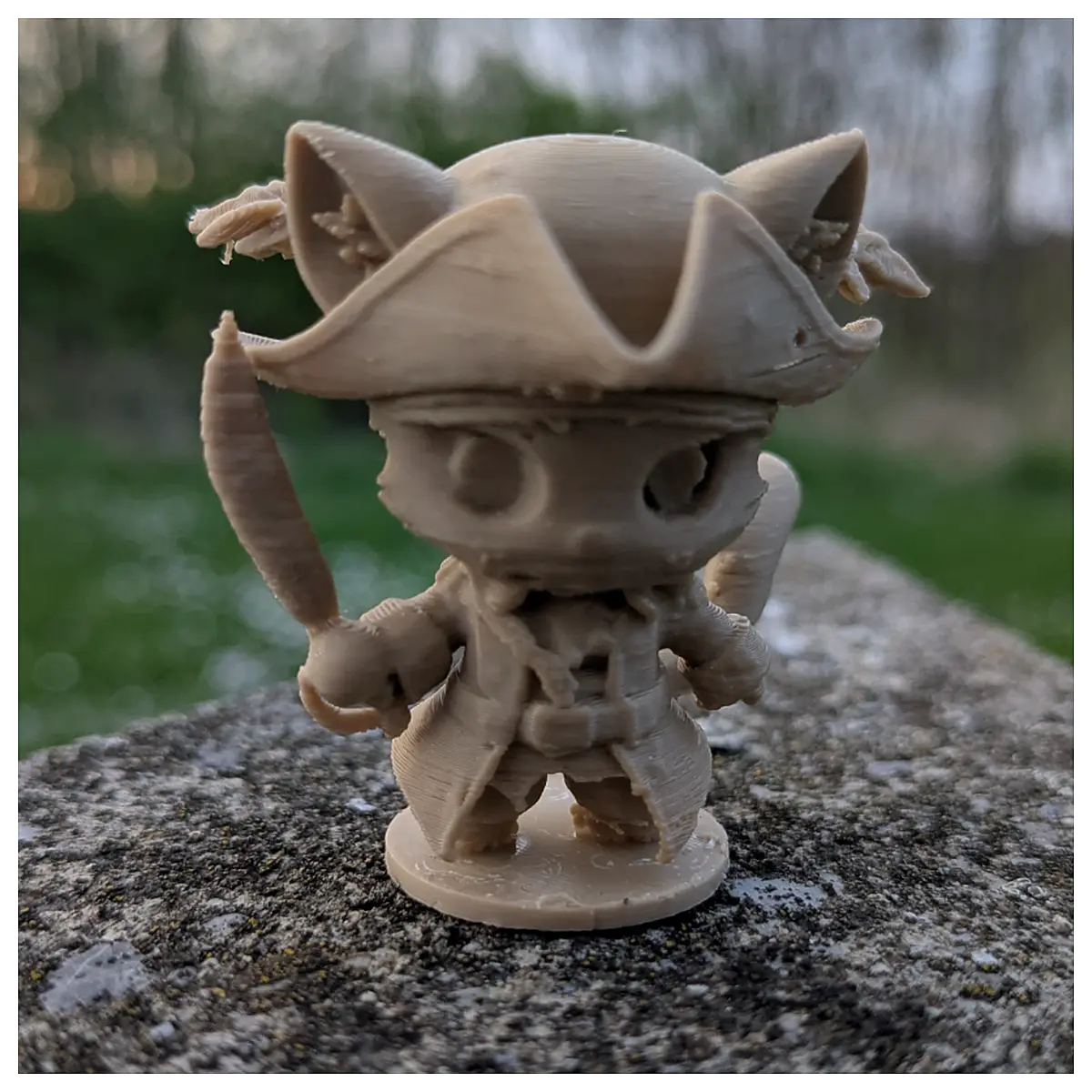Pirate Cat Kiki Toy Doll Figure Kids Toys Roleplay Fun Gift