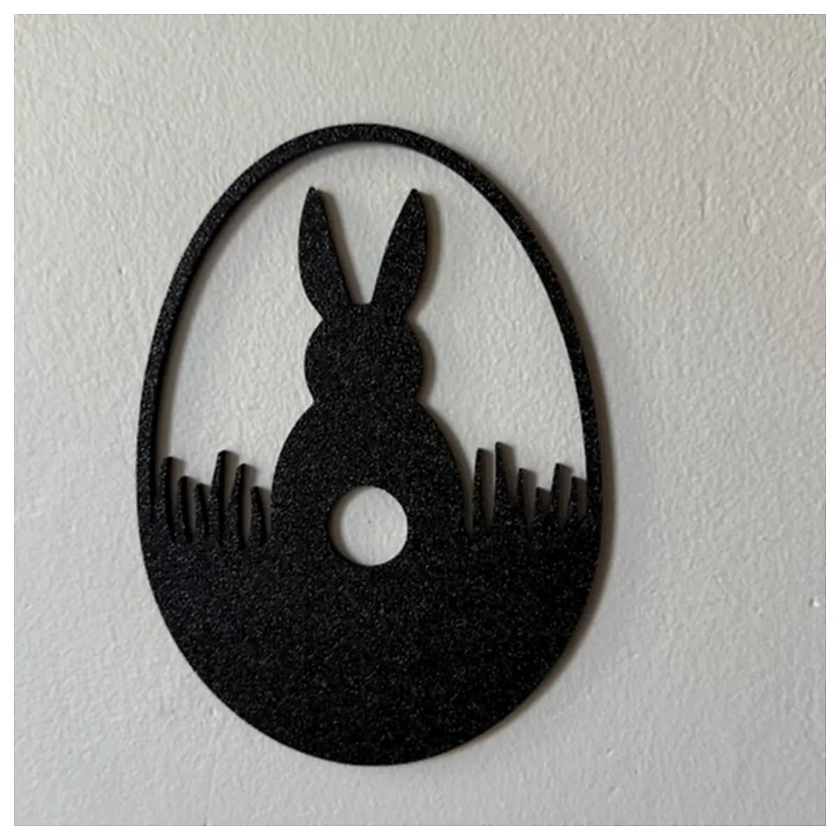 Easter Bunny Silhouette Cartoon Cutout Decoration Template Art Design Crafting