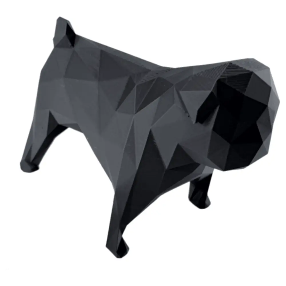 Low Poly Bag Dog Tail Virtual Pet 3D Model Cute Polygon Animal Model Game Asset