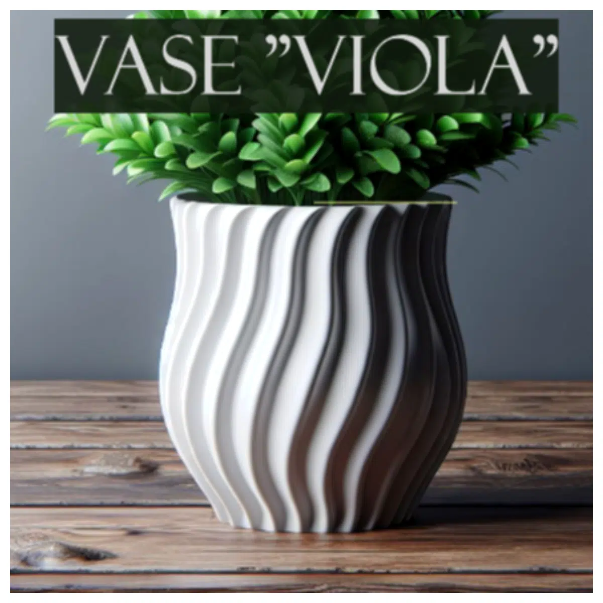 Warped Viola Vase Artistic Decor Modern Home Accent Creative Gift Decorative Vase Interior Design Art Piece
