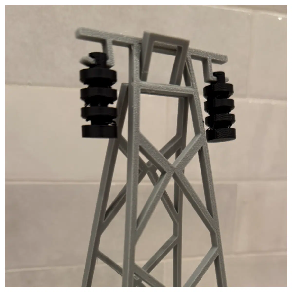 Substation Name Card Holder Tower Top Display Case Power Line Accessories Tower Base Signage Electrical Equipment