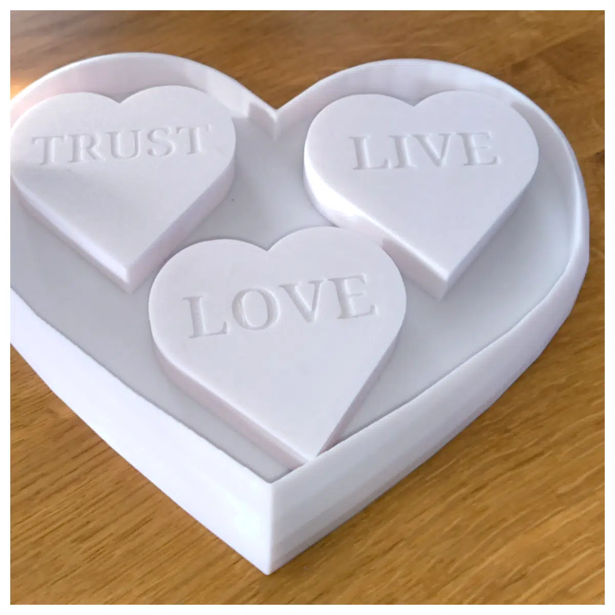 Tray Box Engraved Jewelry Holder Gift Display Decorative Stand Storage Elegant Present Container