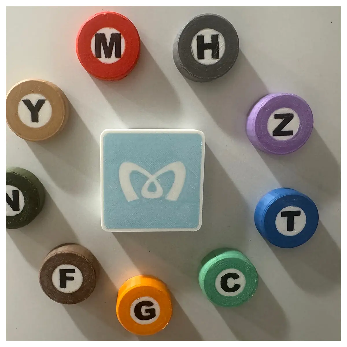 Tokyo Metro Magnetic Subway Collection Route Map Souvenir Transport Tourism Memorabilia