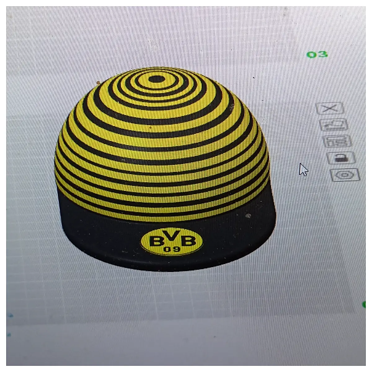 Building Blocks Dortmund Hat Toy Headset Children Birthday Gift Realistic Character Roleplay Accessories Building Blocks