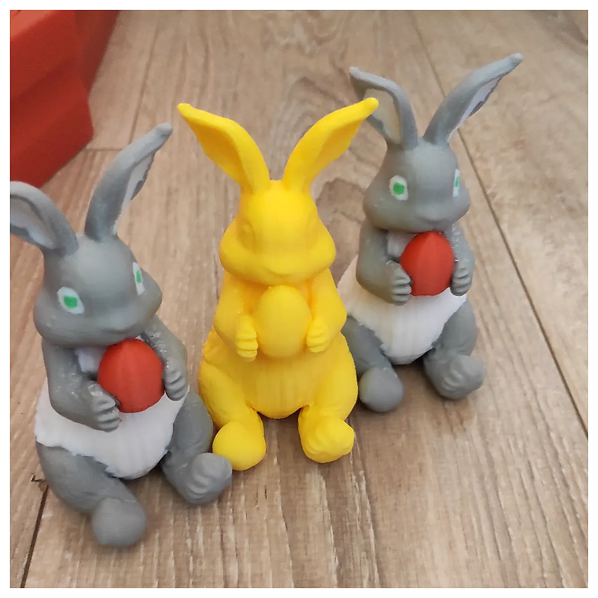 Easter Bunny Toy Egg Carrying Easter Realistic Rabbit Cute Holiday Decoration Party Supplies