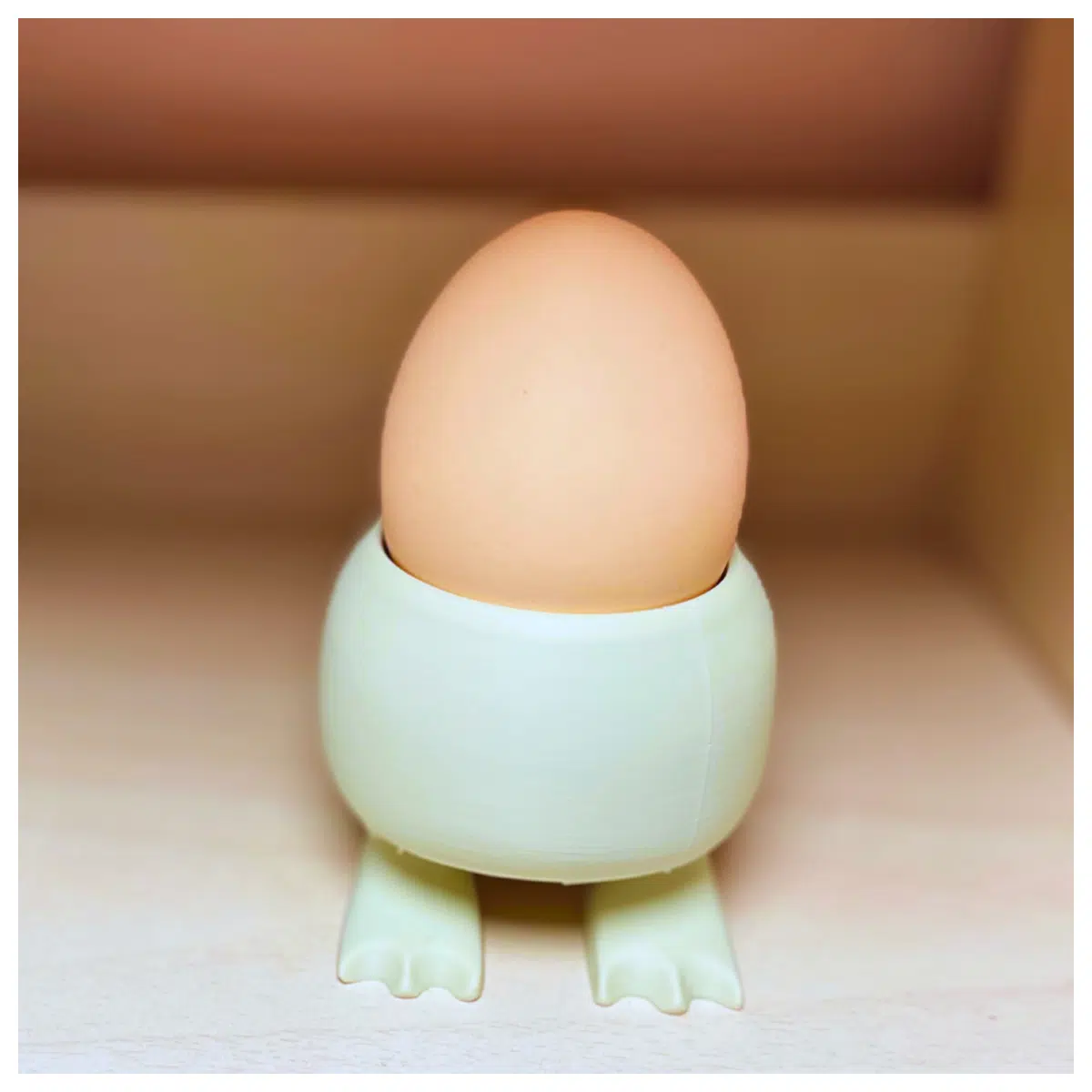 cute long legged egg tray holder for kitchen counter