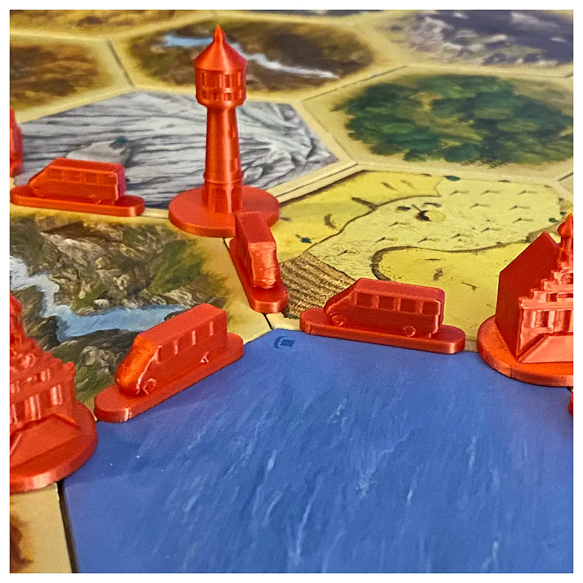 Catan Board Game Linwood Edition Strategy Game Settlers Trading Expansion Game Accessories Game Parts