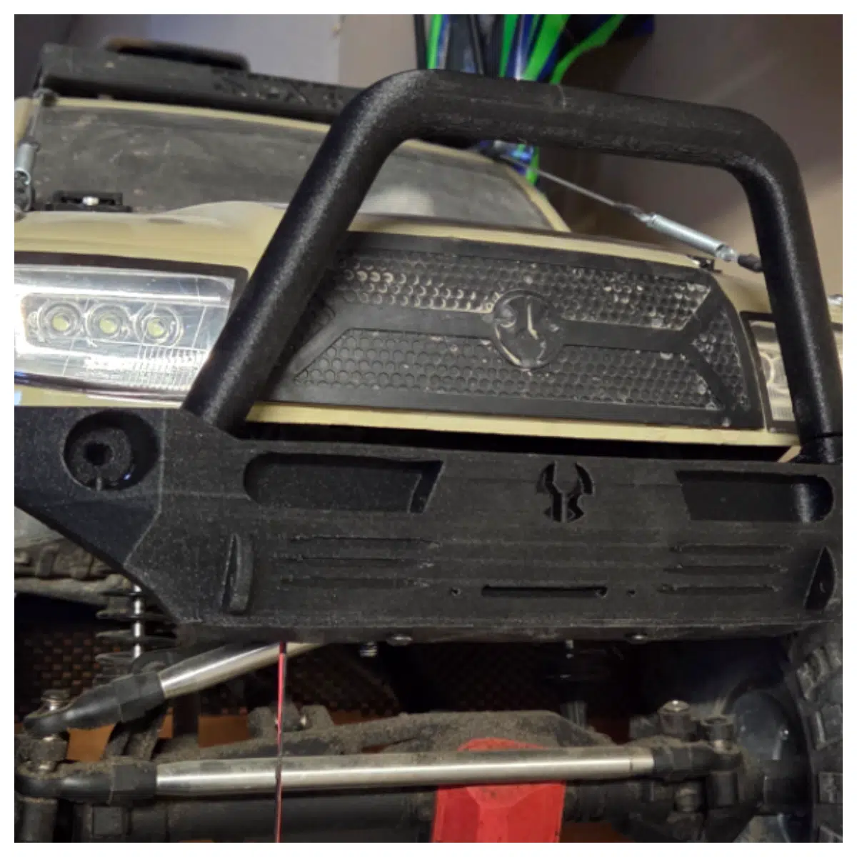 SCX6 Front Bumper Vehicle Protection Enhanced Appearance Off Road Accessories Suspension Guard Car Modification