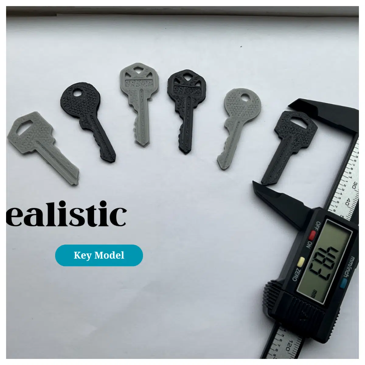 Realistic Key Model v1 Photography Props Scene Accessories Film Props Photography Accessories Keys