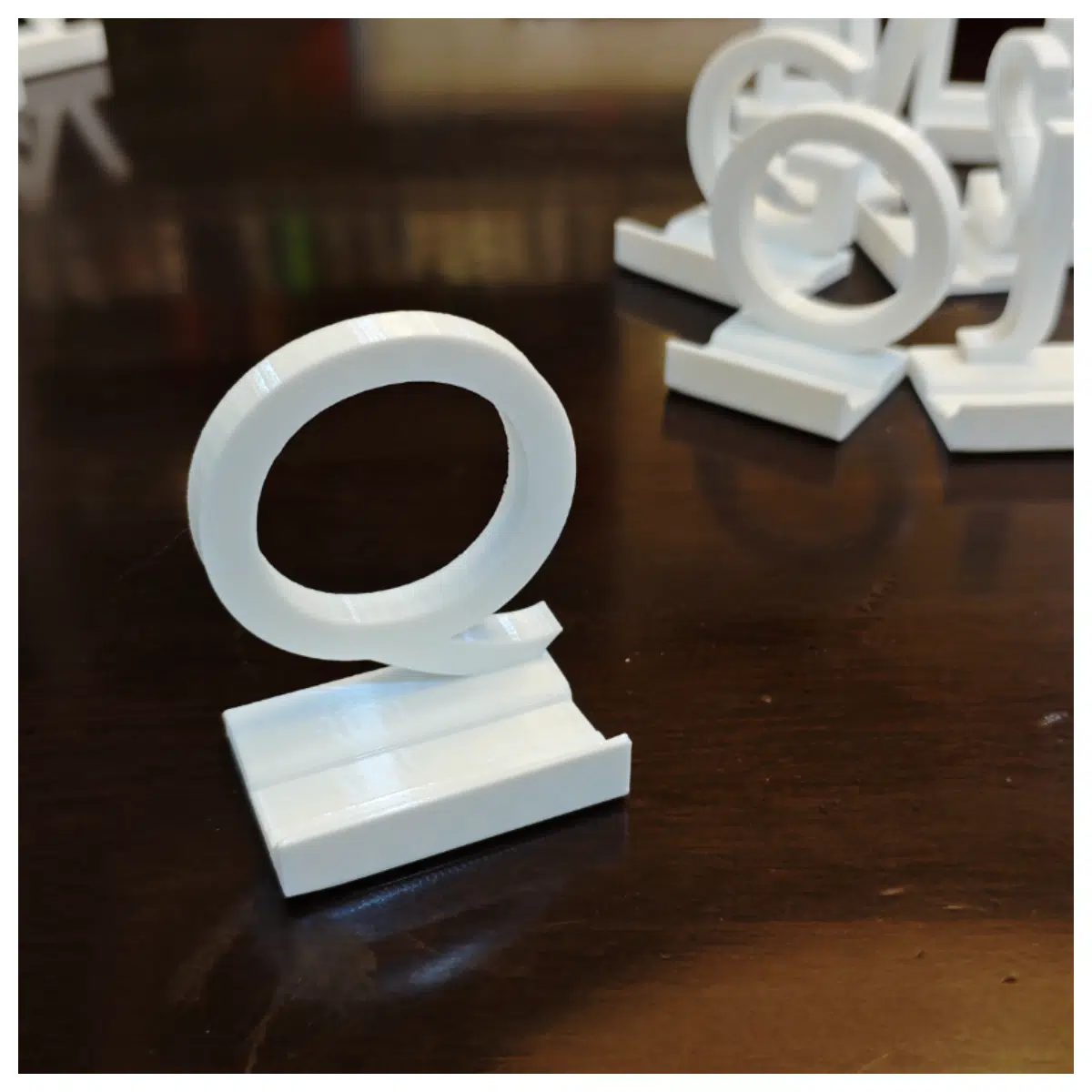Minimalist Phone Stand Horizontal Vertical Phone Holder Q Print Stand No Support Needed Phone Stand Accessories