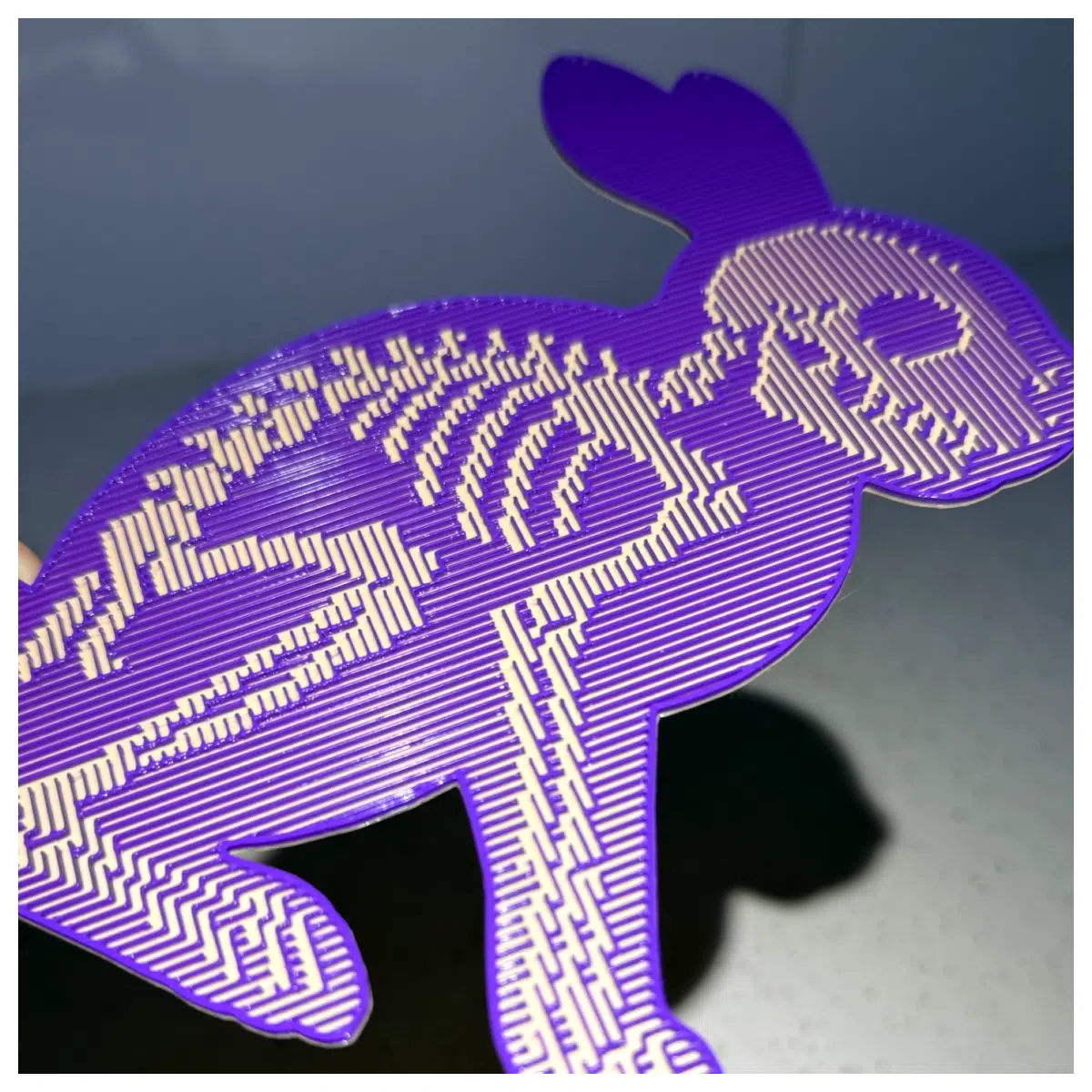 Hologram Bunny Skull Skeleton Easter Decoration 3D Projection Prop for Parties Displays