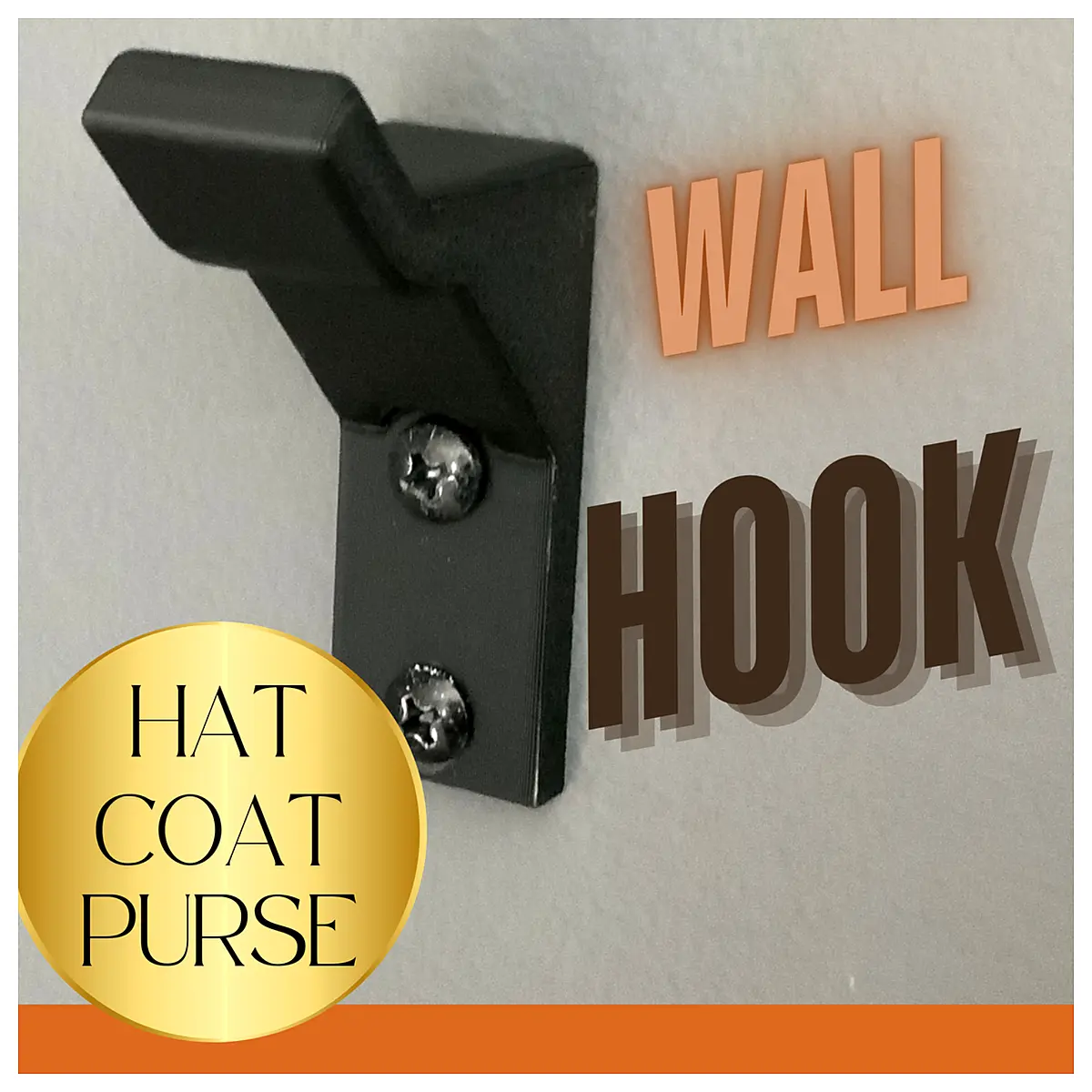 Hat Coat Wallet Hanging Storage Rack Durable Practical Versatile Organizer Multi Space Storage