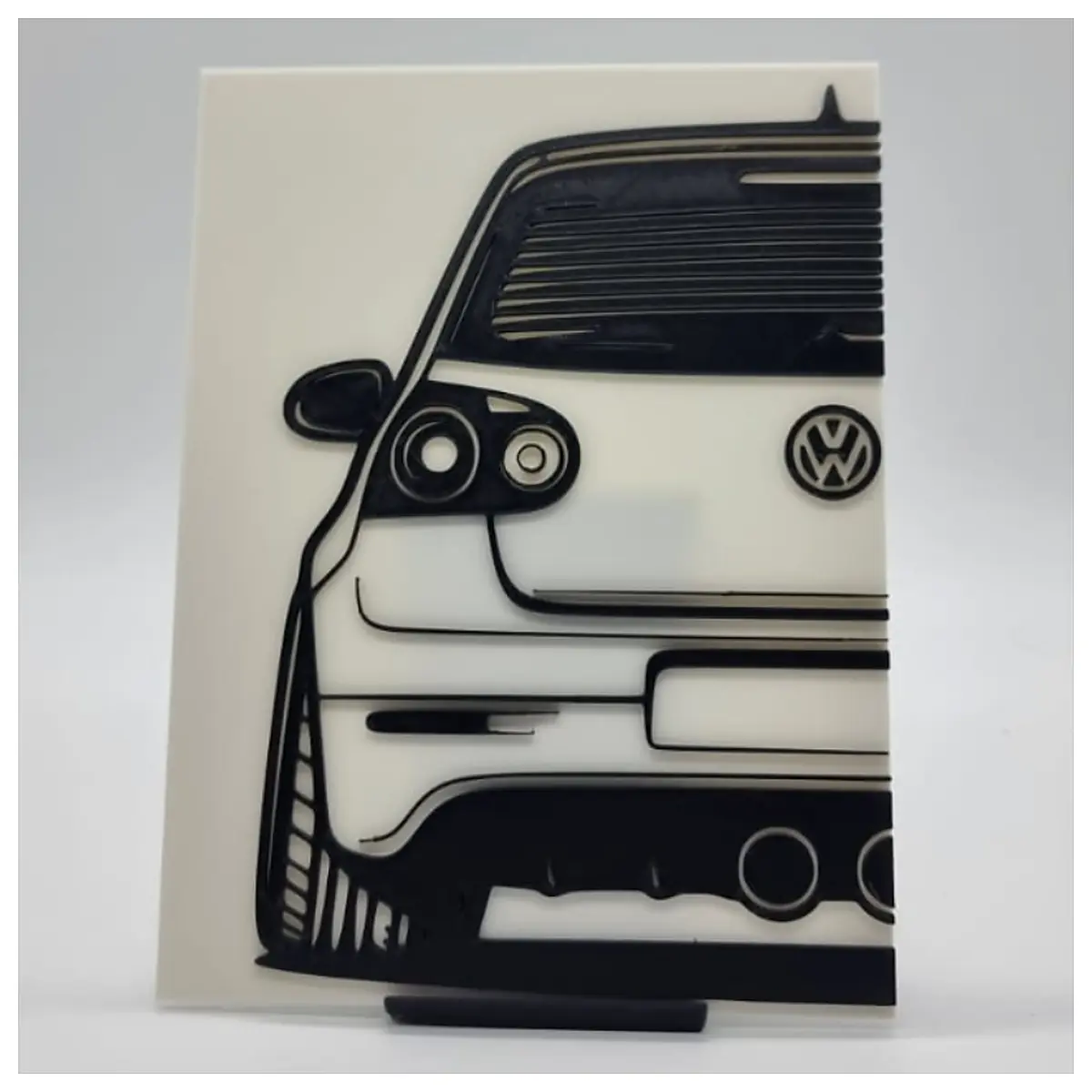 Wall Art 2D 5 GTI Decor Wall Stickers Canvas Painting Interior Design Universal Art