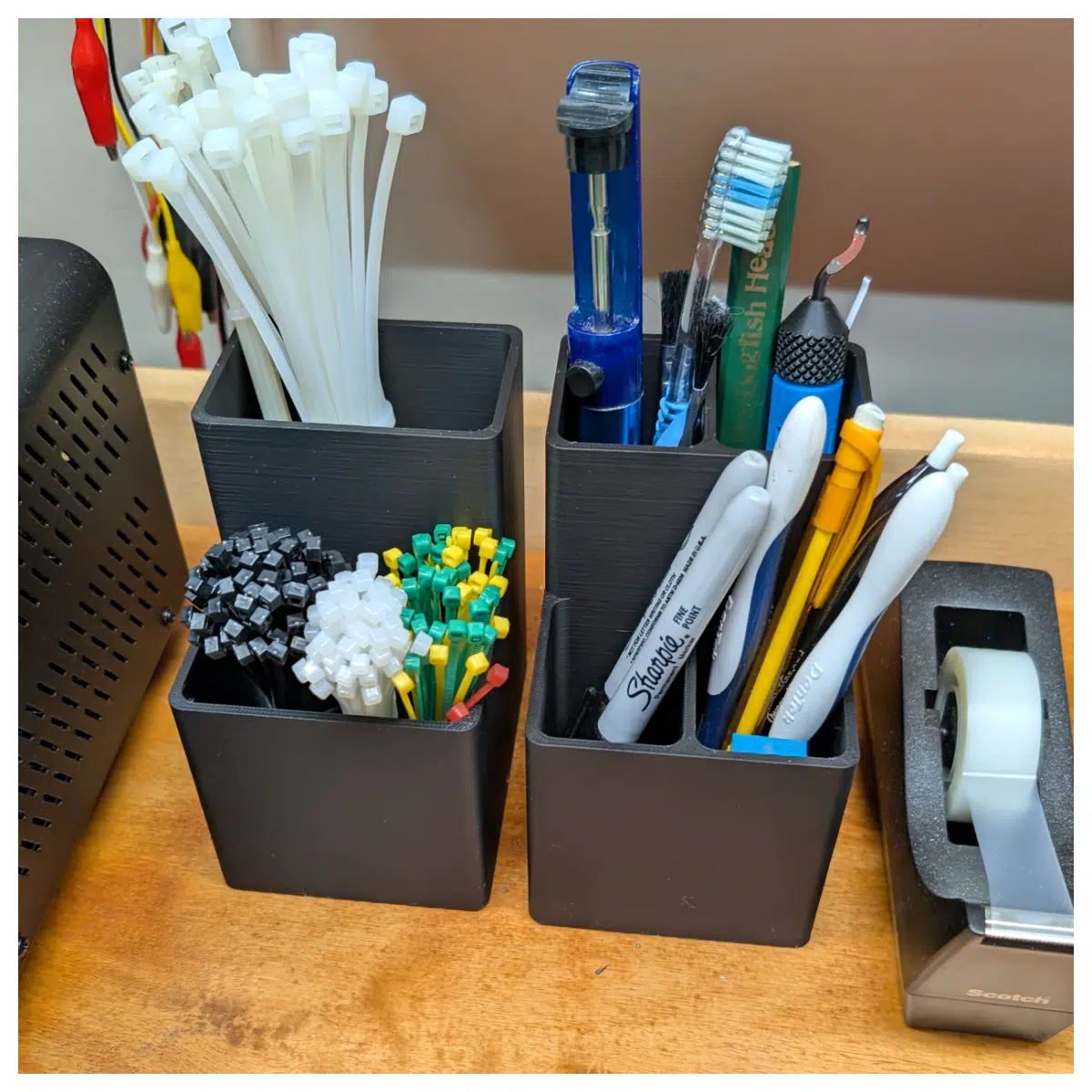 Desk Organizer Pen Holder Pencil Case Storage Solution Multi Purpose Desktop Organizer Stationery Holder Accessories