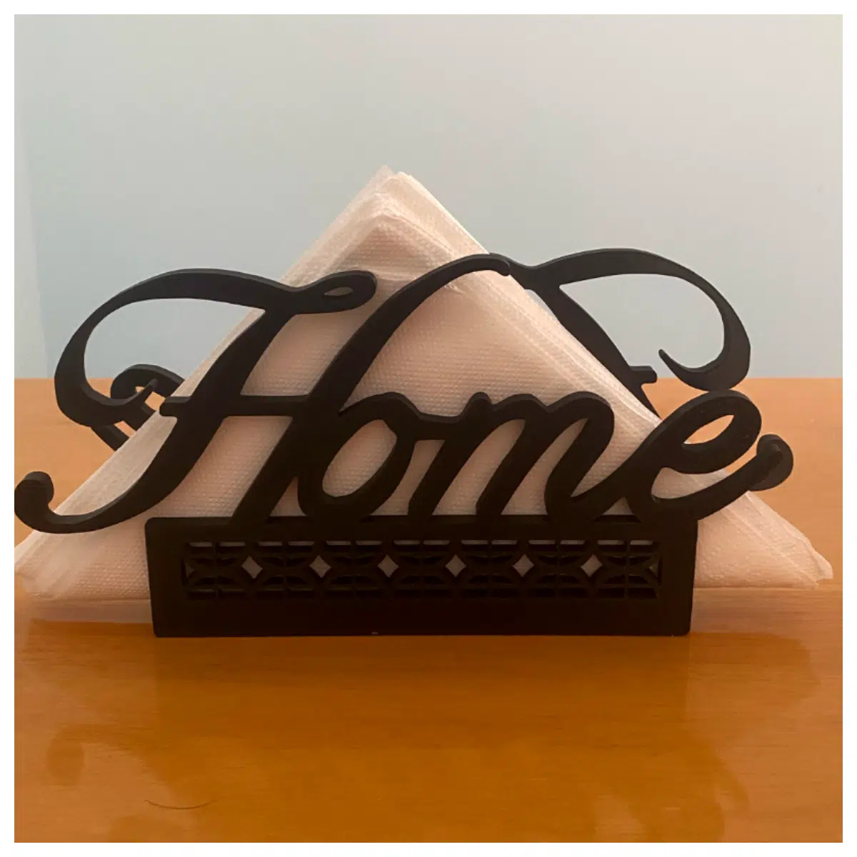 Napkin Holder Kitchen Countertop Organizer Paper Towel Rack Modern Minimalist Dining Room Accessory