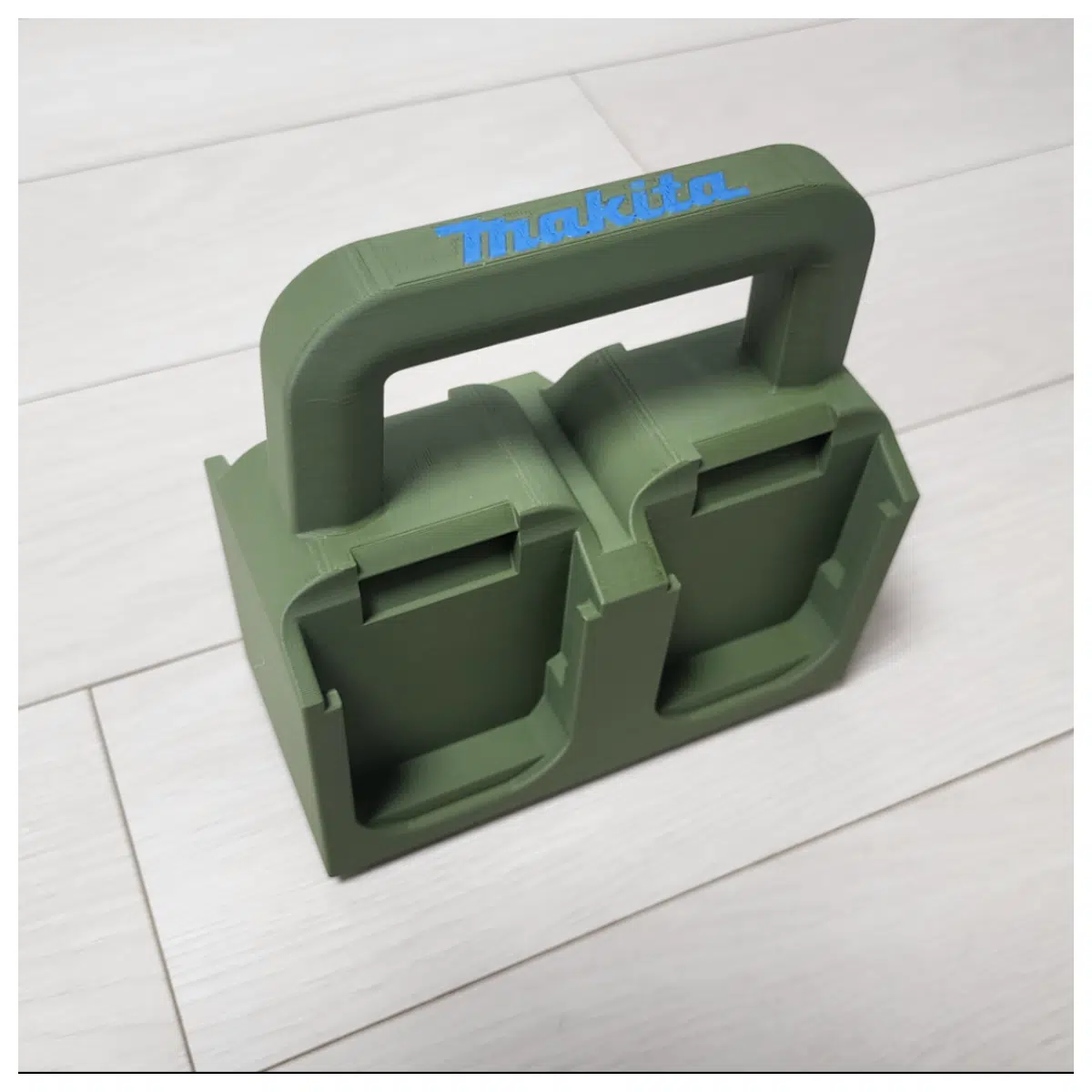 Mitoma Battery Holder 4 Cell Battery Organizer Tray Charging Accessory Battery Stand