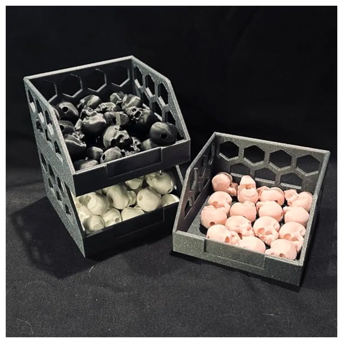 Small Collapsible Storage Boxes Parts Organizer Storage Bins Mini Storage Solutions Multi Compartment Organizer for Home Storage