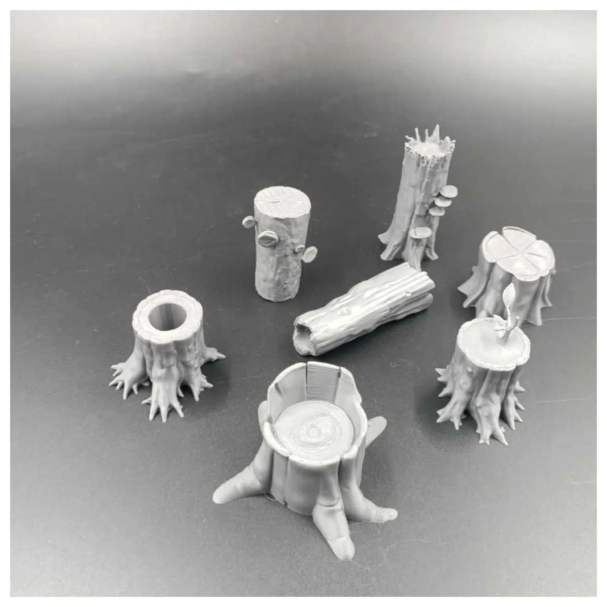 Miniature Terrain Sets Dungeons Dragons Wooden Trees RPG Tabletop Games Landscape Models Roleplay