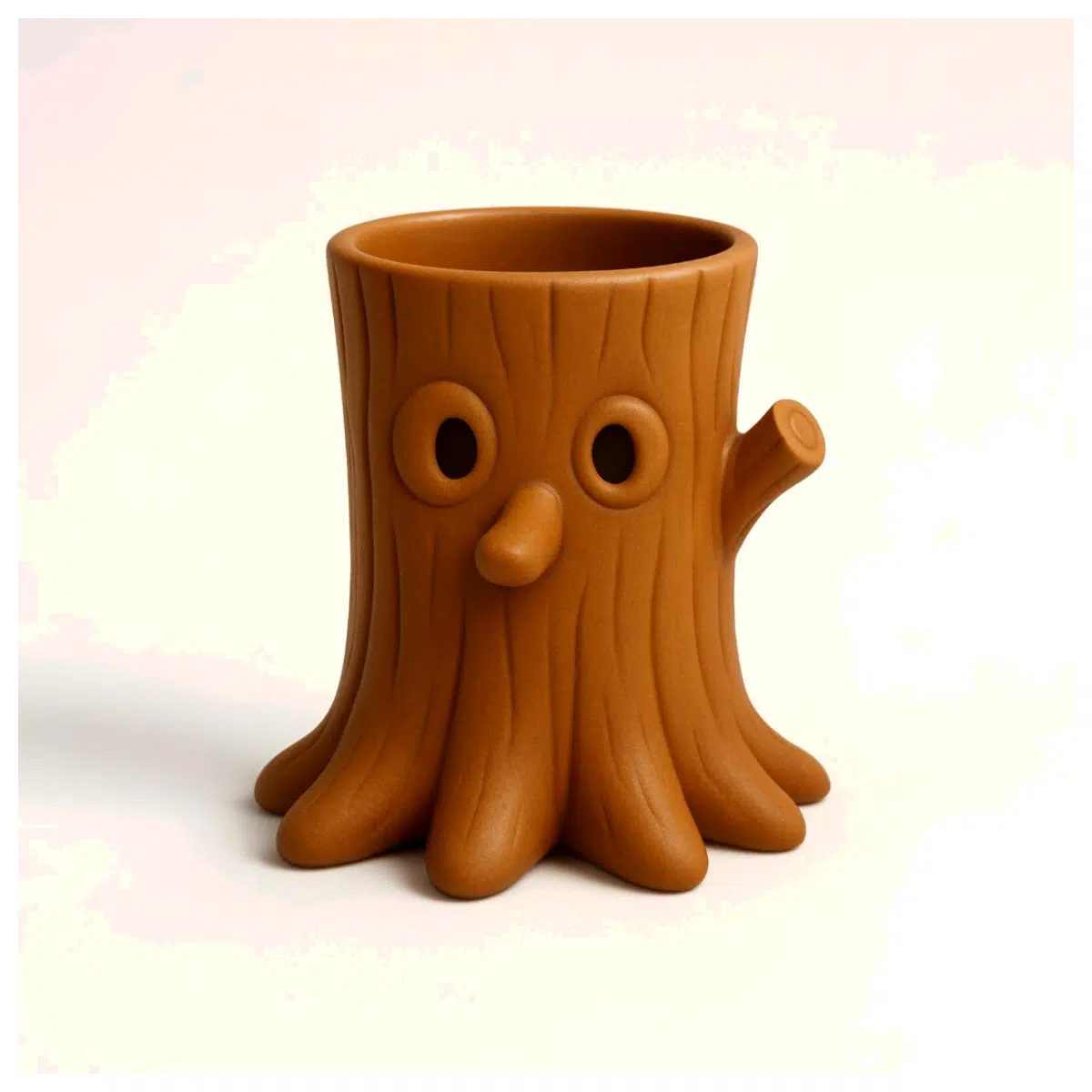 Wooden Vase Home Decor Gift Idea Flower Arrangement Container Modern Design Rustic Vase